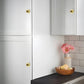 Brass Round Bar Cabinet Pulls and Knobs for Wardrobes
