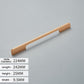 Solid Aluminum Alloy Modern Black Long Cabinet and Drawer Pulls