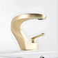 Elara Elegant Bathroom Faucet Single Lever, Solid Brass Single Hole Vanity Faucet