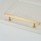 Brushed Gold Brass Cabinet Pulls and Knobs
