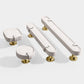Stitched Leather Cabinet Pulls and Knobs