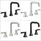 Simple Waterfall Black Bathroom Faucet