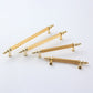 Fluted Zinc Alloy Cabinet Pulls in Shiny Finishes