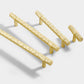 Textured T-Bar Zinc Alloy Cabinet Pulls and Drawer Handles