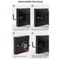 Heavy Duty Square Door Knobs for Closet, Hallway and Bathroom Doors