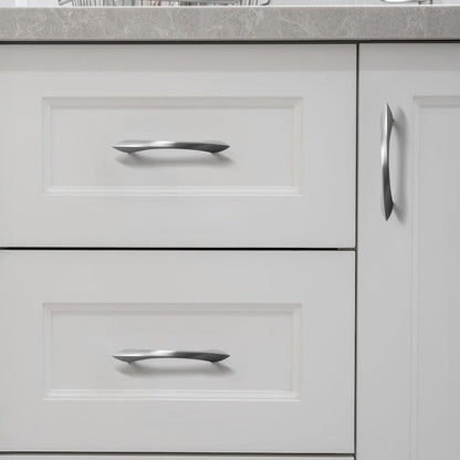Curved Zinc Alloy Cabinet Handles and Drawer Pulls