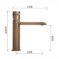 Heavy Duty Single Hole Brass Bathroom Sink Faucets