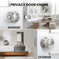 Keyless Interior Privacy Door Knobs for Bedroom and Bathroom Doors