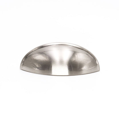 Matte Black Cup Drawer Pulls, 3 Inch Hole Center