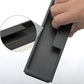 Slotted Recessed Cabinet Pulls in Gold, Black, and Gray