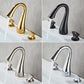 Simple 2 Handle 3 Hole Bathroom Sink With Faucet