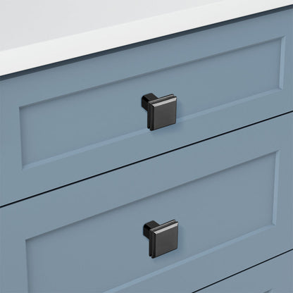 Modern Minimalist Zinc Alloy Square Cabinet Pulls