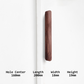 Wood Grain Cabinet Pulls and Drawer Handles, Burlywood / Coffee