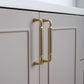 Round Bar Brass Cabinet Handles and Knobs for Wardrobes
