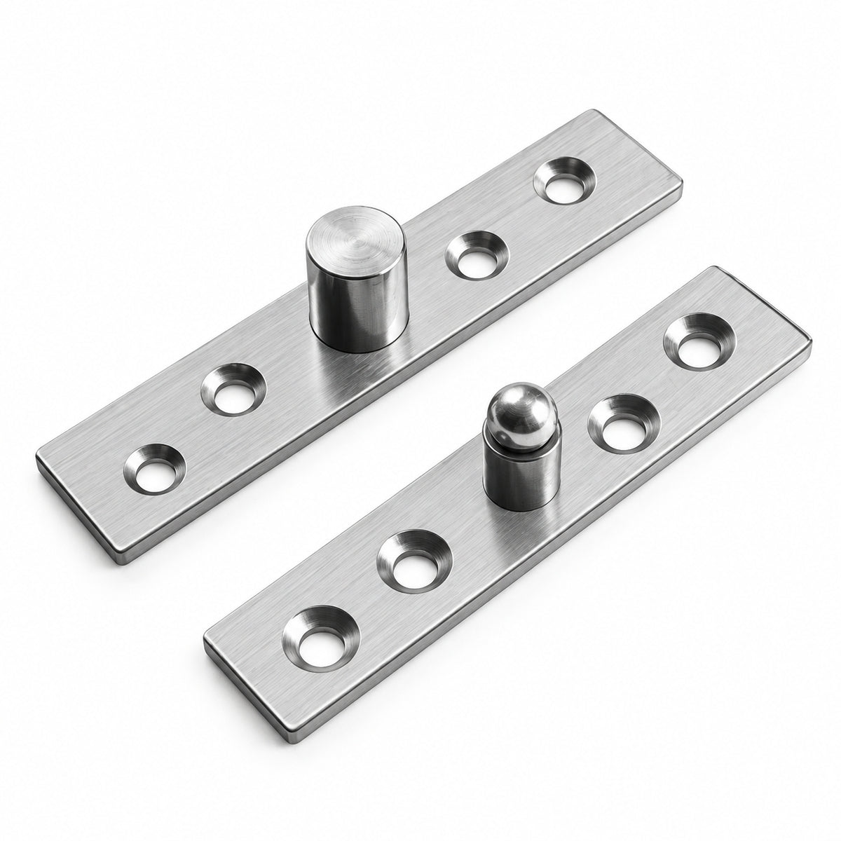 Stainless Steel 360° Pivot Door Hinges, Top and Bottom Mount
