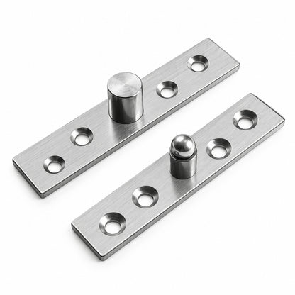 Stainless Steel 360° Pivot Door Hinges, Top and Bottom Mount