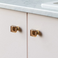 Champagne Bronze Crystal Cabinet Knobs