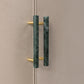 Marble T-Bar Cabinet Pulls with Gold-Tone Posts