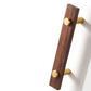 Wood Grain Cabinet Handles and Knobs with Metal Posts