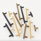 Knurled T-Bar Cabinet Pulls and Drawer Handles
