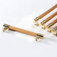 Two-Tone Ribbed Aluminum Alloy Cabinet and Drawer Pulls