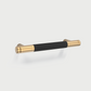 Modern Gold Knurled T-Bar Cabinet Handles and Knobs