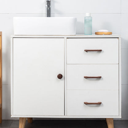 Curved Solid Wood Cabinet Handles and Round Cabinet Knobs