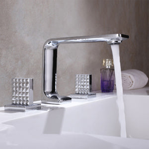 3 Holes Ultra-thin Stylish Bathroom Faucets