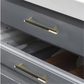 Two-Tone Cabinet Pulls and Drawer Handles for Wardrobes