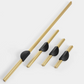 Gold / Black Half Moon Cabinet Pulls and Drawer Handles