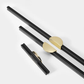 Gold / Black Half Moon Cabinet Pulls and Drawer Handles