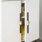 Gold / Black Half Moon Cabinet Pulls and Drawer Handles