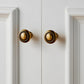 European Classical Solid Brass Cabinet Pulls and Knobs in Bronze