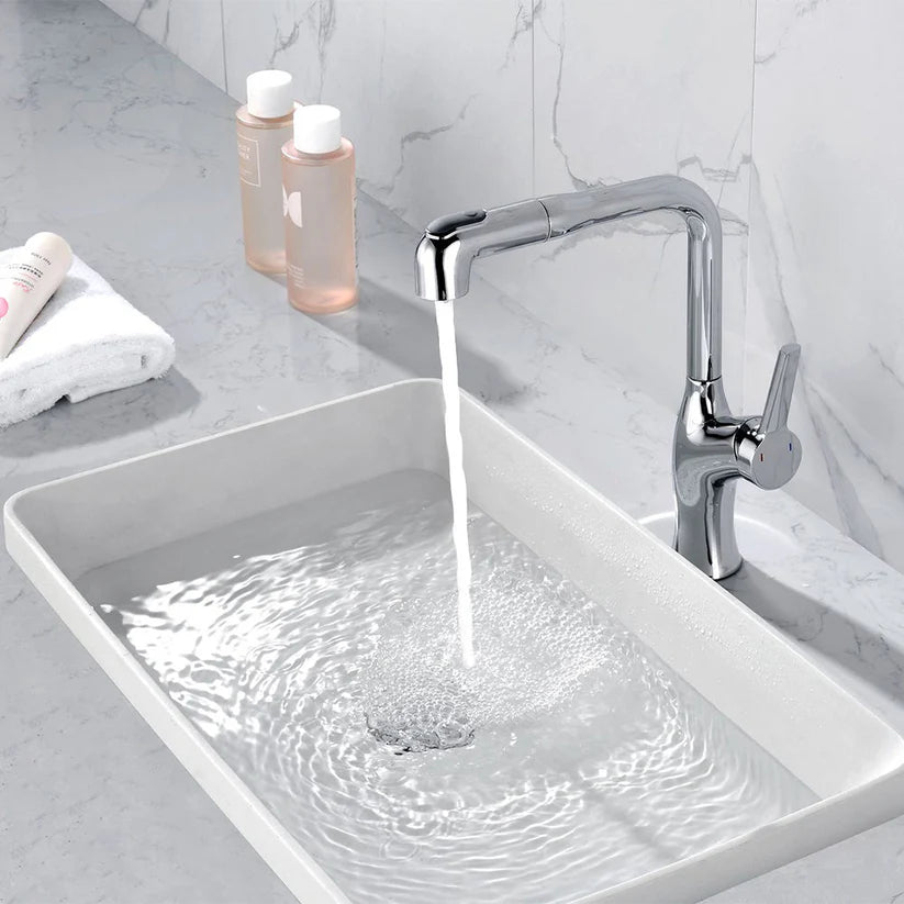 A cleaner setup for compact vanities