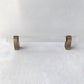 Acrylic Round Bar Drawer Pulls and Cabinet Handles with Brass