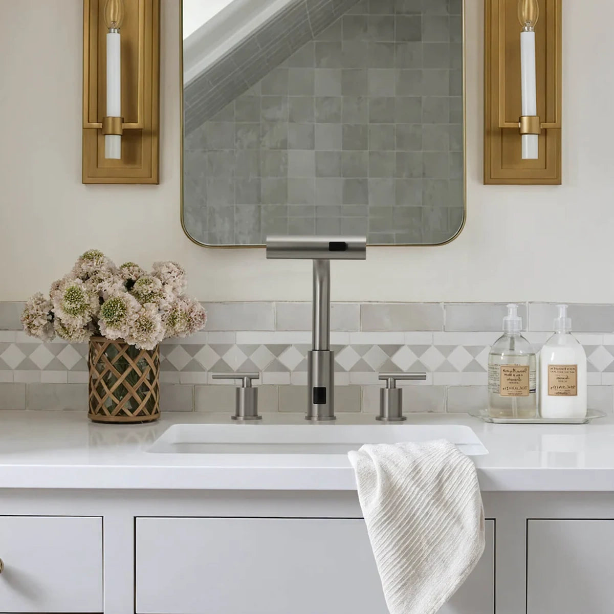 Adjustable for widespread sinks