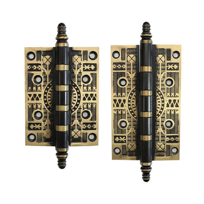 Alton Decorative Brass Door Hinges for Interior Doors, 4- and 5-Inch Options