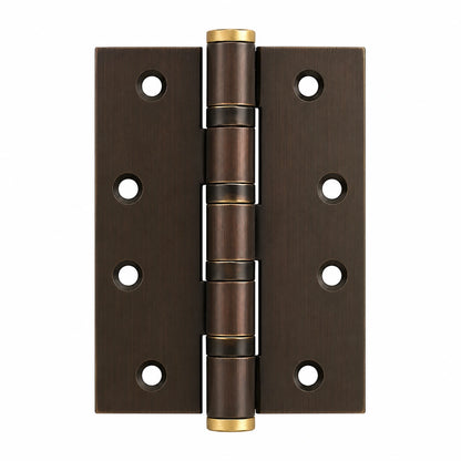 Alton Decorative Brass Door Hinges for Interior Doors, 4- and 5-Inch Options