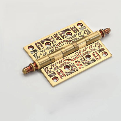 Alton Decorative Brass Door Hinges for Interior Doors, 4- and 5-Inch Options