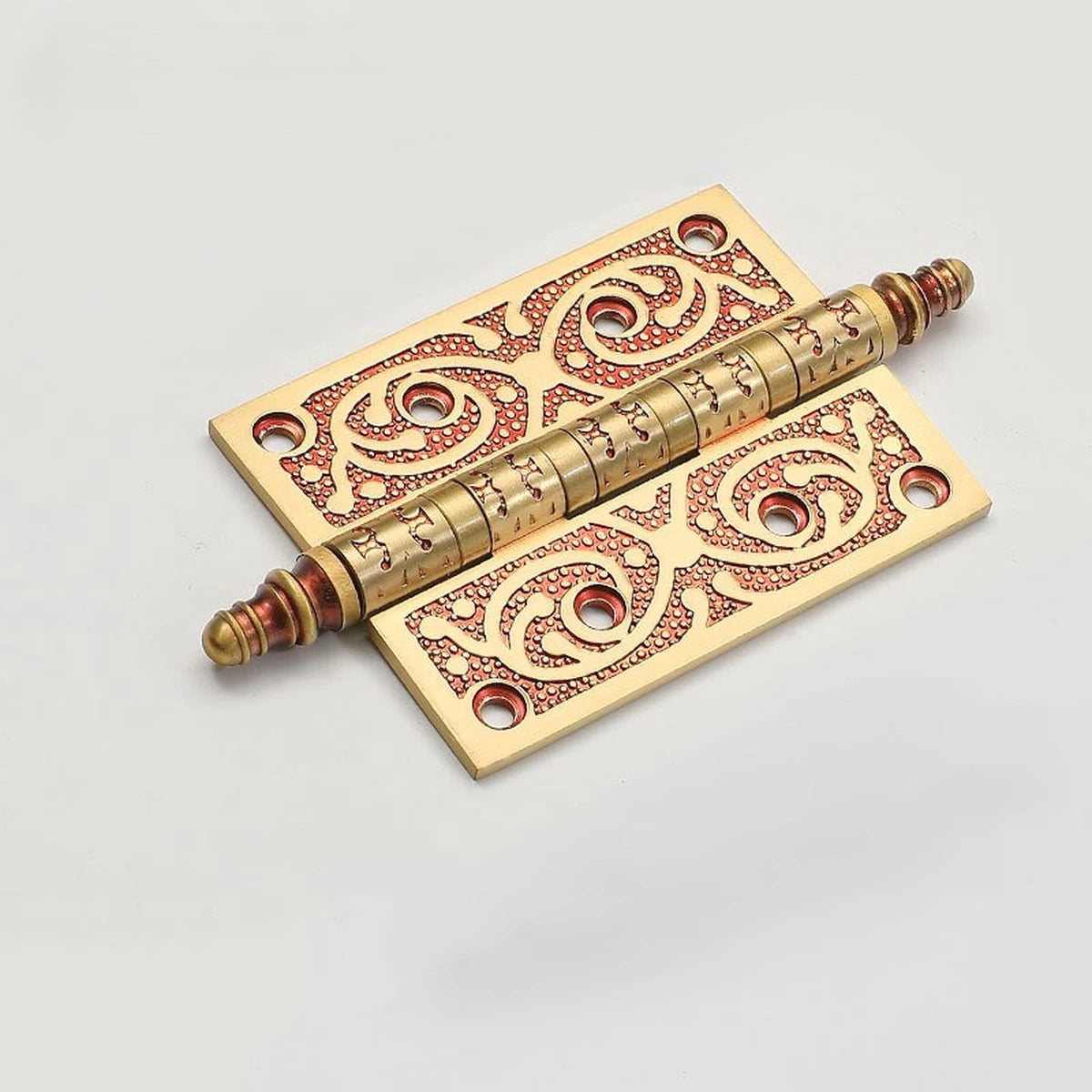 Alton Decorative Brass Door Hinges for Interior Doors, 4- and 5-Inch Options