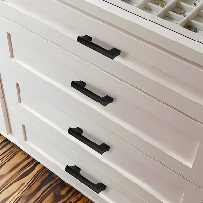 Black Round Bar Cabinet Pulls and Drawer Handles