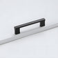 Black Round Bar Cabinet Pulls and Drawer Handles