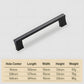 Black Round Bar Cabinet Pulls and Drawer Handles