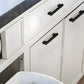 Black Round Bar Cabinet Pulls and Drawer Handles