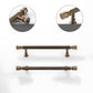 Art Deco Solid Brass Cabinet Knobs and Pulls