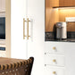 Art Deco Solid Brass Cabinet Knobs and Pulls