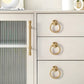 Art Deco Solid Brass Cabinet Knobs and Pulls