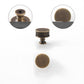 Art Deco Solid Brass Cabinet Knobs and Pulls