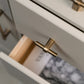 French Brass Round Bar Cabinet Pulls for Wardrobes