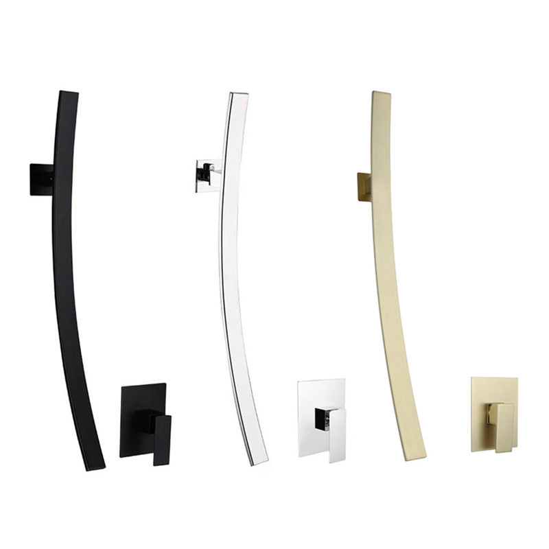 Aria Contemporary Wall-Mounted Waterfall Bathroom Faucet